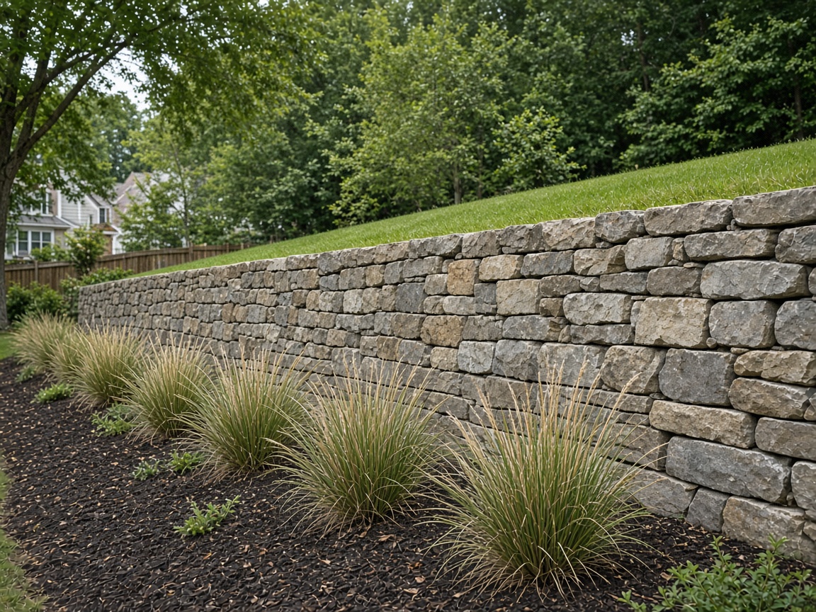 Landscaped yard by Greenway Landscaping